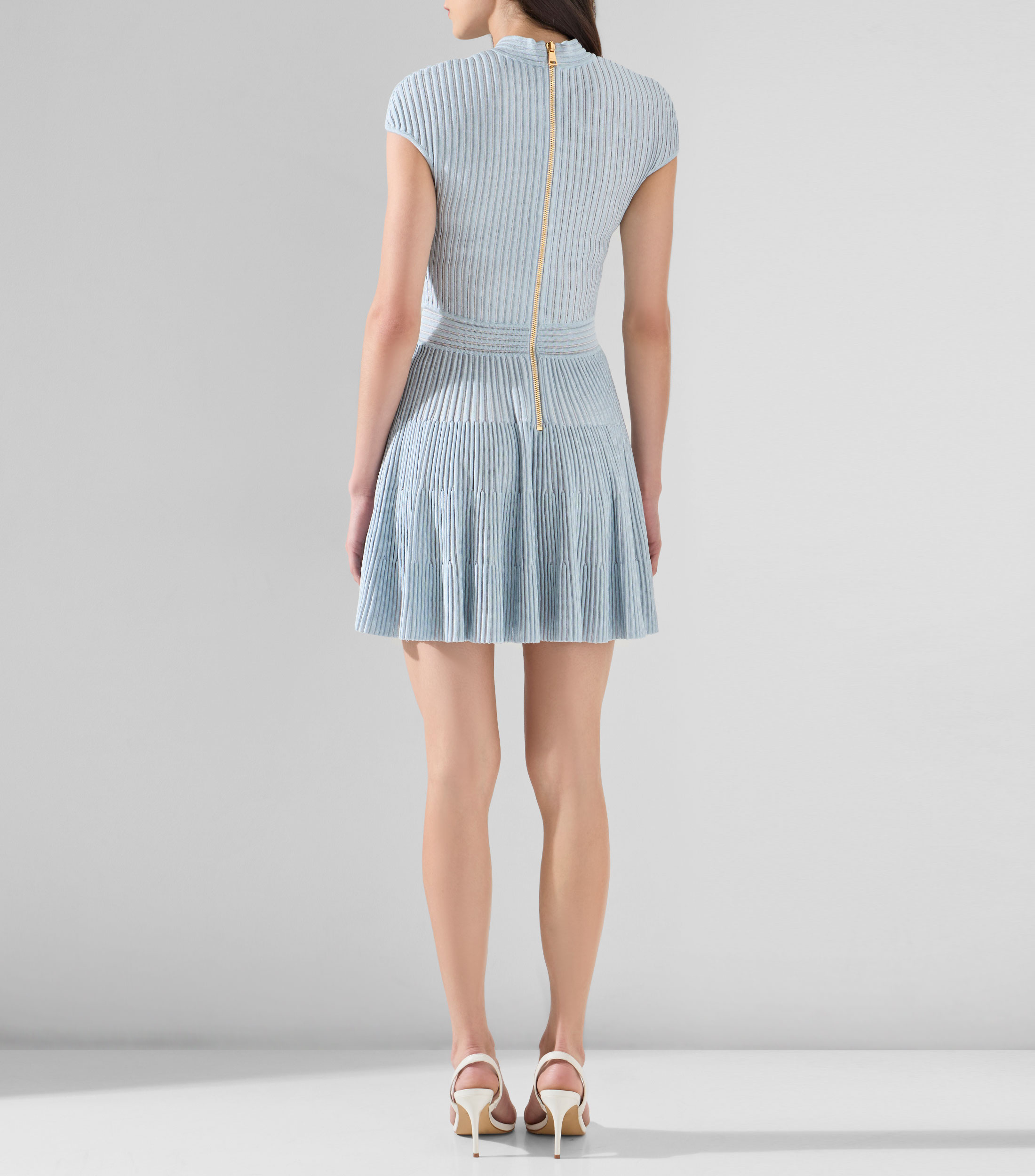 Vestido mini liso Mujer